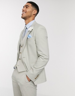 light green suit jacket