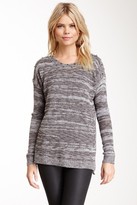 Thumbnail for your product : Romeo & Juliet Couture Embellished Neck Slub Knit Sweater
