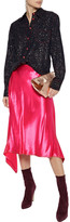 Thumbnail for your product : Sies Marjan Darby Asymmetric Satin Midi Skirt