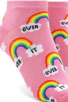 Thumbnail for your product : Forever 21 Over It Graphic Ankle Socks