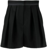 Thumbnail for your product : Stella McCartney High-Waisted Wool Shorts