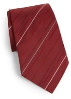 Thumbnail for your product : Armani Collezioni Diagonal Striped Silk Tie