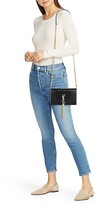 Thumbnail for your product : Saint Laurent Kate Tassel Croc-Embossed Leather Shoulder Bag