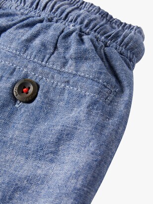 Boden Kids' Smart Pull-On Trousers, Blue