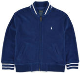 Thumbnail for your product : Ralph Lauren Full zip College French terry sweatshirt - Navy blue