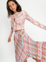 Thumbnail for your product : C/Meo Response Skirt in Pink Tartan