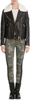Thumbnail for your product : Rag & Bone Leather Biker Jacket with Shearling