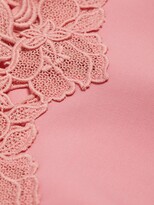 Thumbnail for your product : Oscar de la Renta Lace-Embellished Wool Minidress
