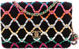 Chanel 2022 Tweed Pearl Crush Wallet On Chain - ShopStyle