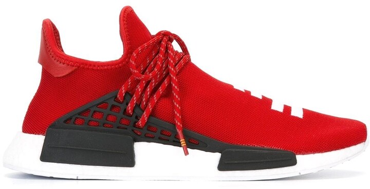 red human race shoes