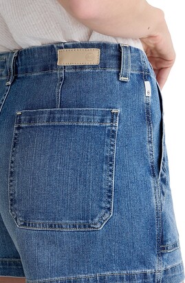 AG Jeans Women's Analeigh Washed Denim High-Rise Shorts - San