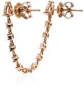 Thumbnail for your product : Anita Ko 18kt Gold And Diamond Loop Earring