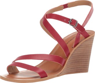 lucky brand red sandals
