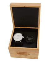 Thumbnail for your product : Shinola Men's 43mm Canfield Leather Strap Watch, Silver