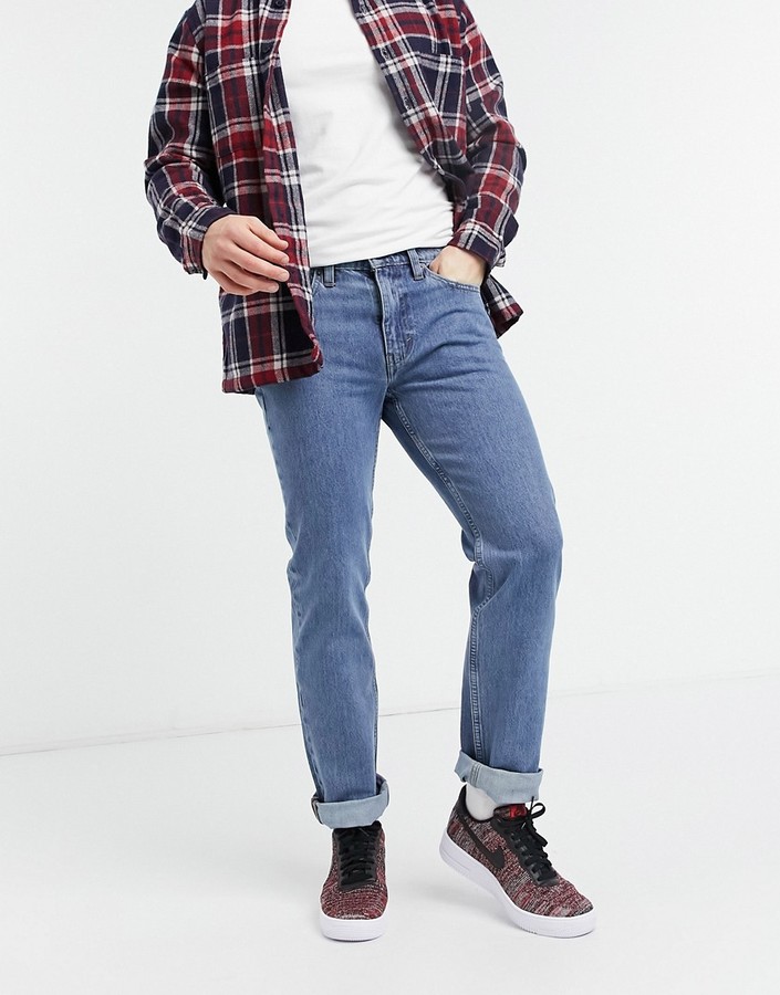 levi's checkered jeans