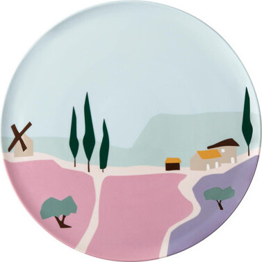 DegrenneParis Destination Sud 12.5984" Dinner Plate