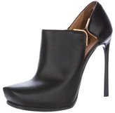Thumbnail for your product : Lanvin Leather Pointed-Toe Booties