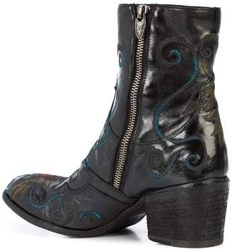 Fauzian Jeunesse' Fauzian Jeunesse embroidered ankle boots