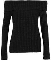 Thumbnail for your product : Monrow Off-The-Shoulder Ribbed-Knit Top