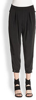 Thumbnail for your product : Helmut Lang Pleated Cropped Pants