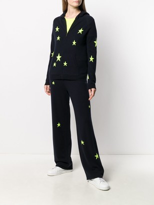 Chinti and Parker Cashmere Fluorescent Star Hoody