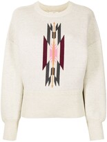 Thumbnail for your product : MARANT ÉTOILE Geometric Embroidered Jumper