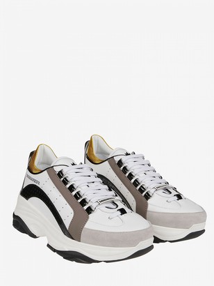 DSQUARED2 Sneakers In Leather And Suede