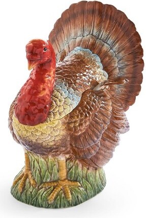 Spode SpodeWoodlandFiguralTurkeySoupTureenwithLadle-FestiveCenterpieceforThanksgivingDolomiteServingDishs-HandWashOnly