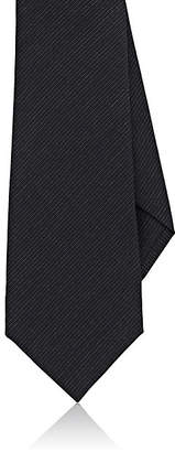 Kiton Men's Pinstriped Wool Necktie - Charcoal