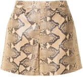 Thumbnail for your product : Ralph Lauren Collection Python-Print Leather Shorts