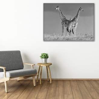 United Artworks Between The Two Photographic Canvas Print With Floating Frame