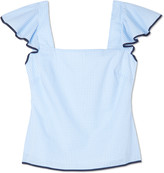 Thumbnail for your product : Sail to Sable Shirred Short Sleeve Top