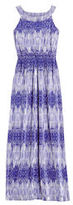 Thumbnail for your product : Chico's Purple Ikat Pleated Maxi Dress