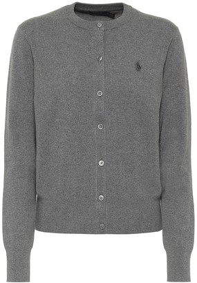 Polo Ralph Lauren Logo cotton-blend cardigan - ShopStyle
