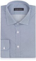 Thumbnail for your product : Forzieri White and Blue Floral Printed Cotton Shirts