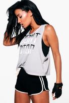 Thumbnail for your product : boohoo Erin Fit Mesh Running Vest