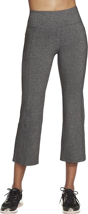Skechers GO WALK High Waisted Crop Pants (Gray) Women's Casual Pants -  ShopStyle