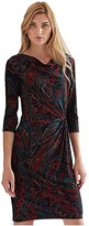Thumbnail for your product : Lauren Ralph Lauren Paisley Twisted-Knot Jersey Dress