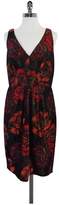 Thumbnail for your product : Chetta B Floral Print Brocade Sleeveless Dress