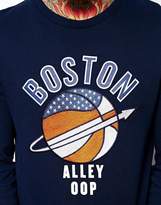 Thumbnail for your product : ASOS Sweatshirt With Boston Embroidery