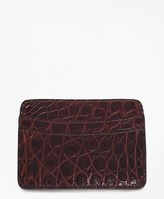 Thumbnail for your product : Brooks Brothers American Alligator Card Case