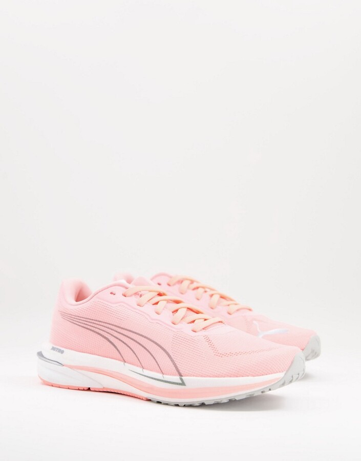 puma pale pink trainers