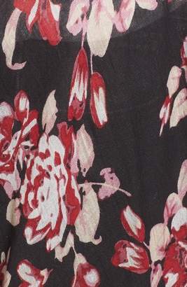 Sole Society Floral Print Kimono