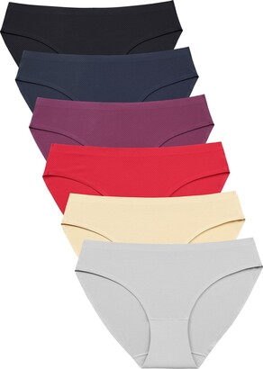 Wealurre Seamless Cotton Bikini Underwear for Women UK
