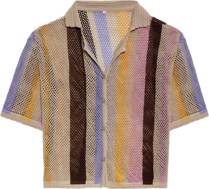 Agua Bendita Stripe Cotton Shirt