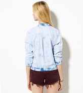 Thumbnail for your product : American Eagle Chambray Bomber Jacket