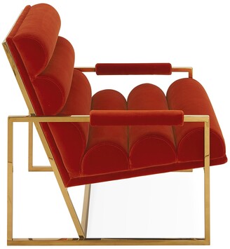 Jonathan Adler Channeled Goldfinger Lounge Chair