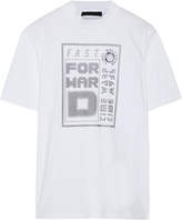 Thumbnail for your product : Alexander Wang Appliqued Cotton-jersey T-shirt