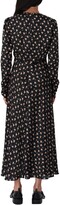 Thumbnail for your product : Maje Floral V-Neck Long Sleeve Dress