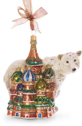 Jay Strongwater Palace Polar Bear Ornament